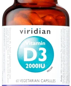 VIRIDIAN VITAMIN D3 2000IU 60CPS